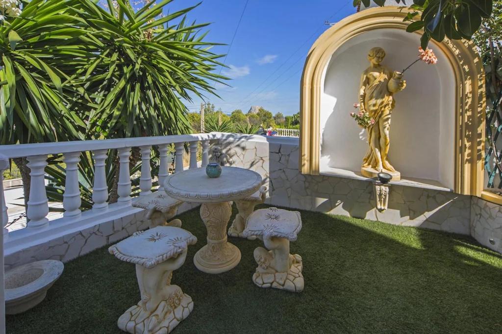 Villa Med Panoramautsikt Med Privat Pool I Calpe, Costa Blanca, Spanien Екстериор снимка