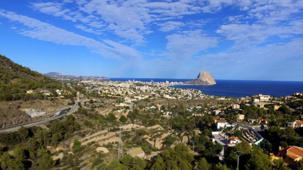 Villa Med Panoramautsikt Med Privat Pool I Calpe, Costa Blanca, Spanien Екстериор снимка