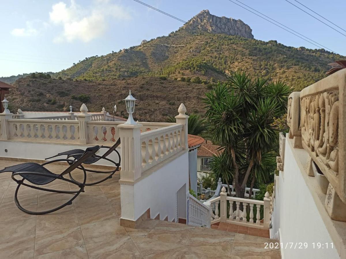 Villa Med Panoramautsikt Med Privat Pool I Calpe, Costa Blanca, Spanien Екстериор снимка