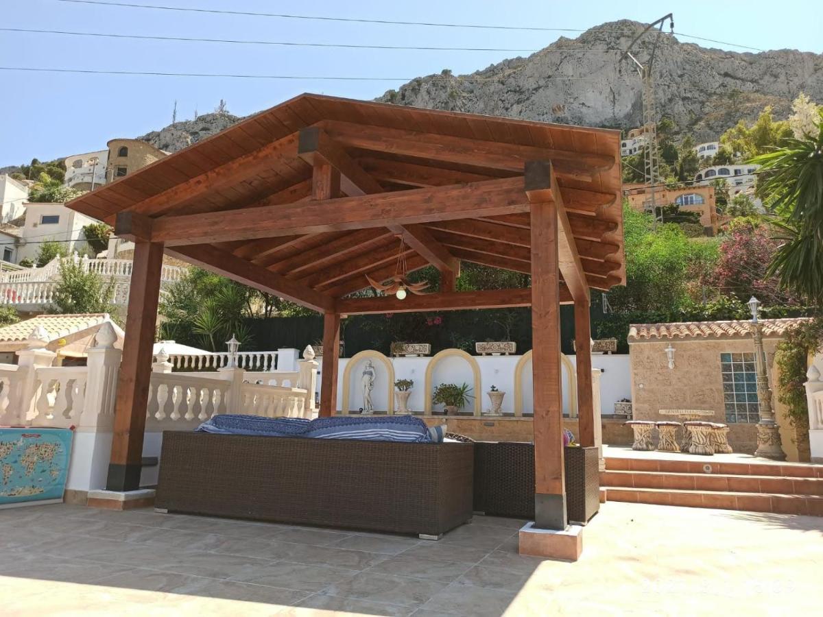 Villa Med Panoramautsikt Med Privat Pool I Calpe, Costa Blanca, Spanien Екстериор снимка